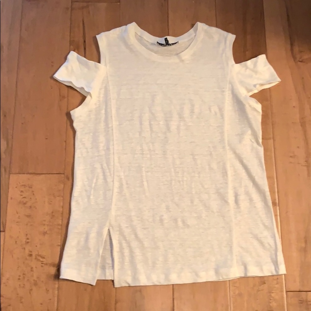 Halston Linen T Shirt